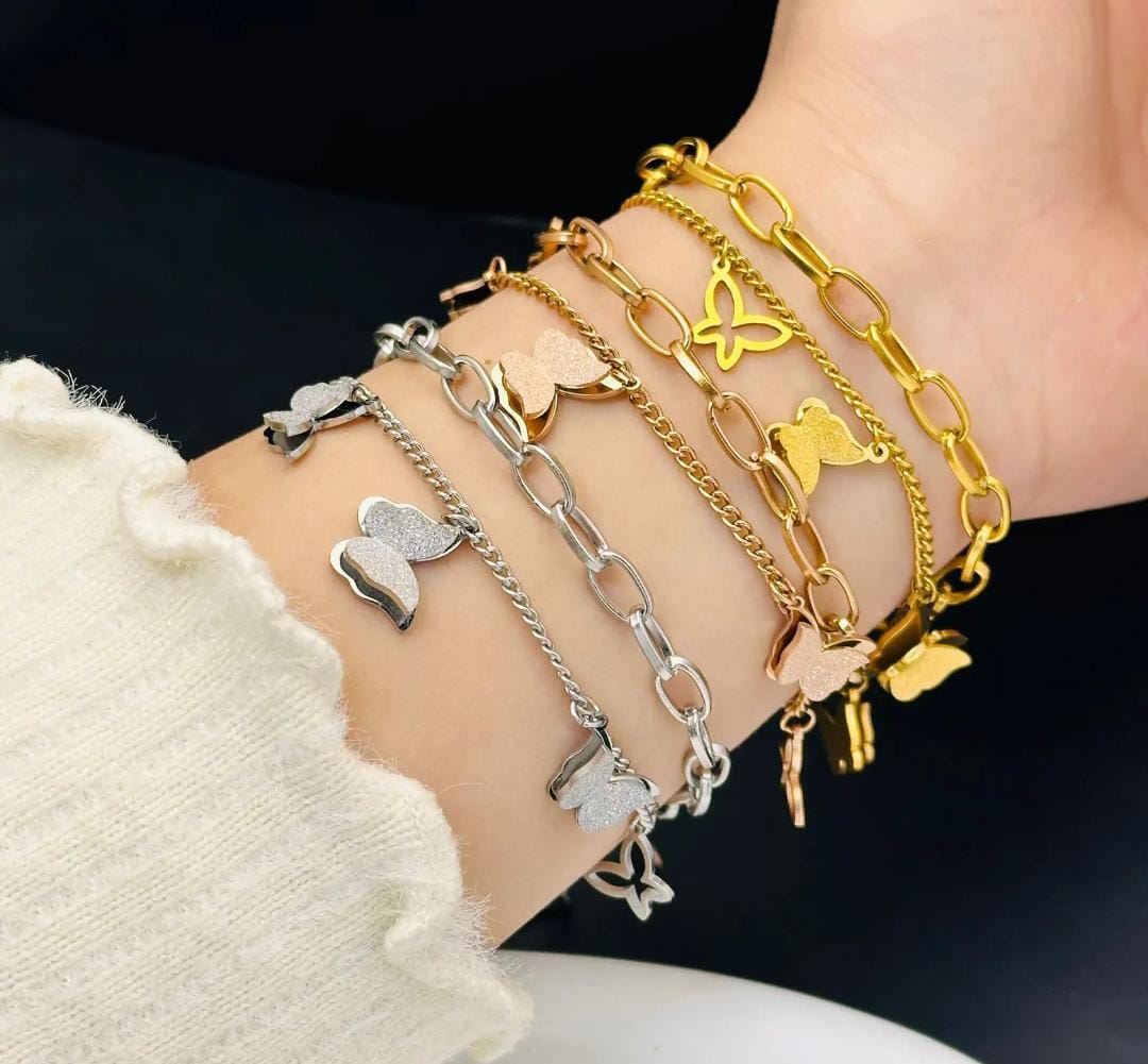 All Butterfly Anti Tarnish Bracelet