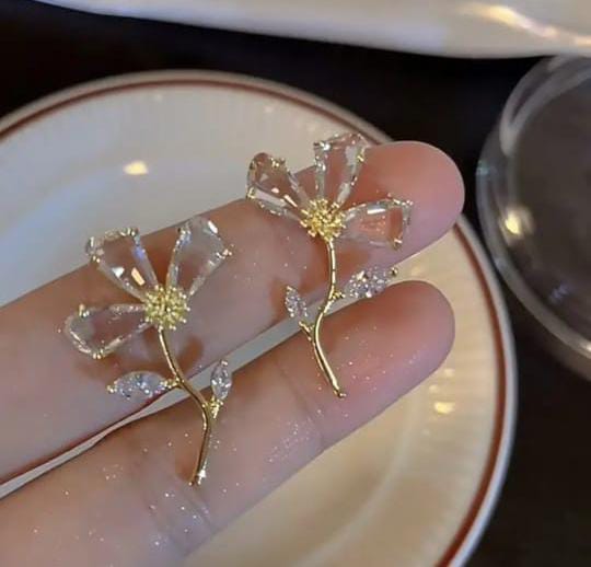 Flowerly Elegant Korean Earings