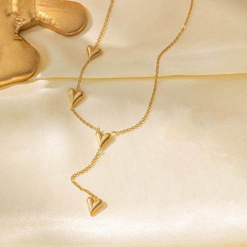 Multi Heart Anti Tarnish Necklace