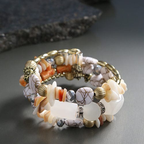 Marvelous Bohemia Beads Multi Strand Bracelet