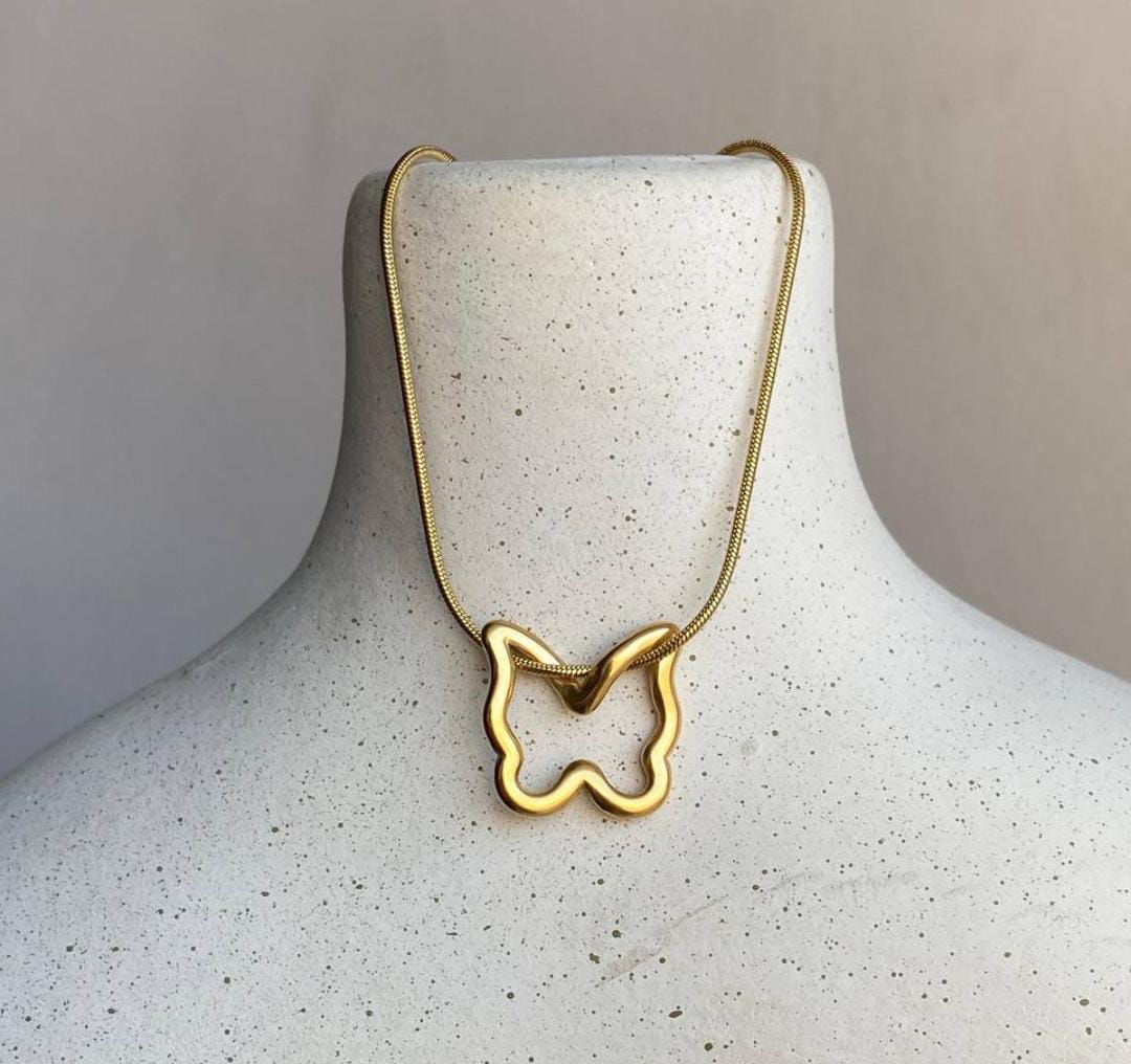 Butterfly Blis Anti-Tarnish Necklace