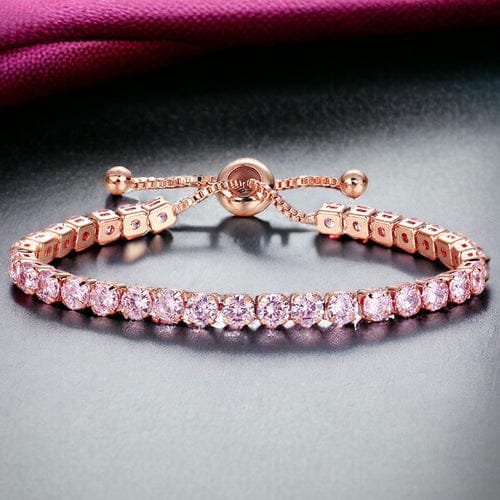 Cut Cubic Zirconia Bracelet