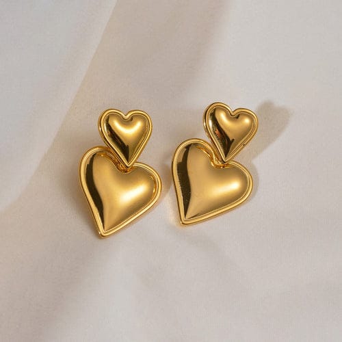 Heart Tops Anti Tarnish Earrings