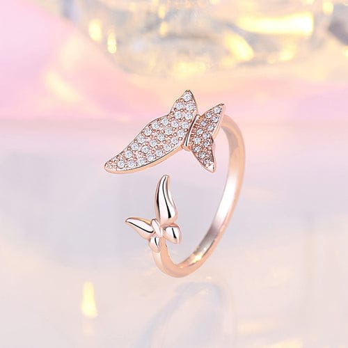 Butterfly Crush Korean Ring