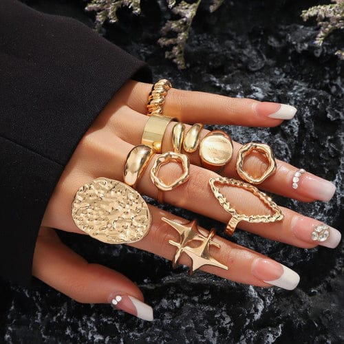 Elegance Unfolded Rings Combo Set
