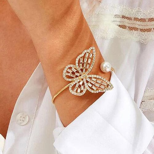 Elegant Butterly Stuuded Bracelet