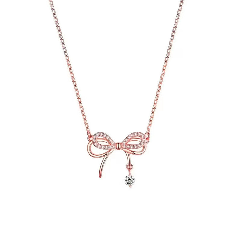 Infinity Love AD Studded Necklace