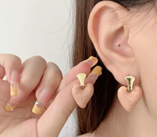 Heart-Melt Korean Earings