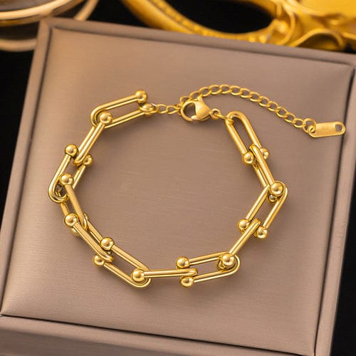 Boba Twist Anti Tarnish Bracelete