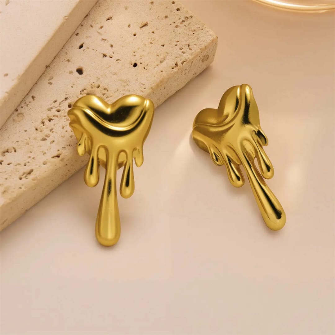 Melting Heart Anti Tarnish Earings