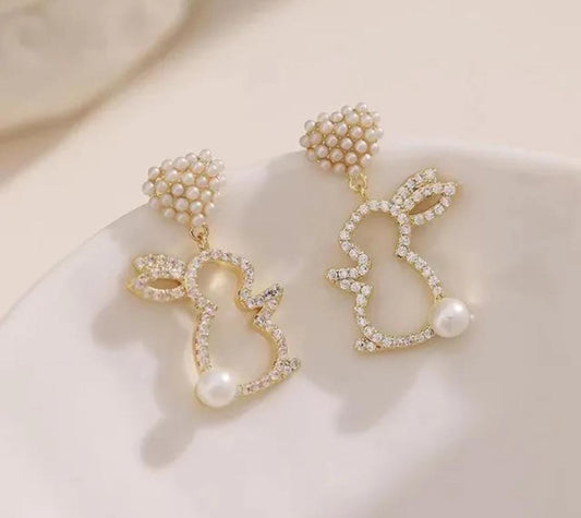 Classic Rabbit Drop Earings