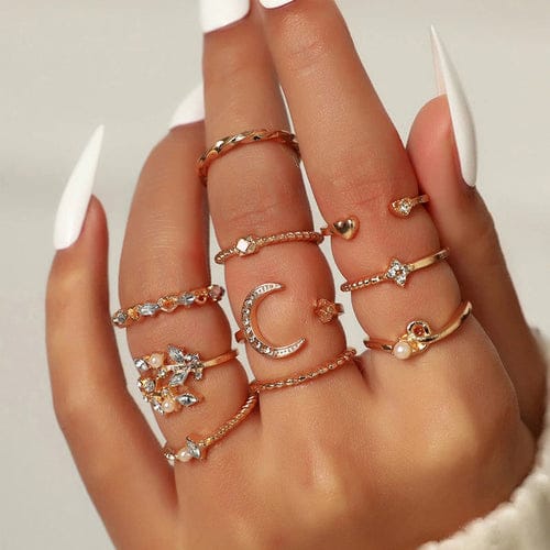 Glimmer Rings Combo Set