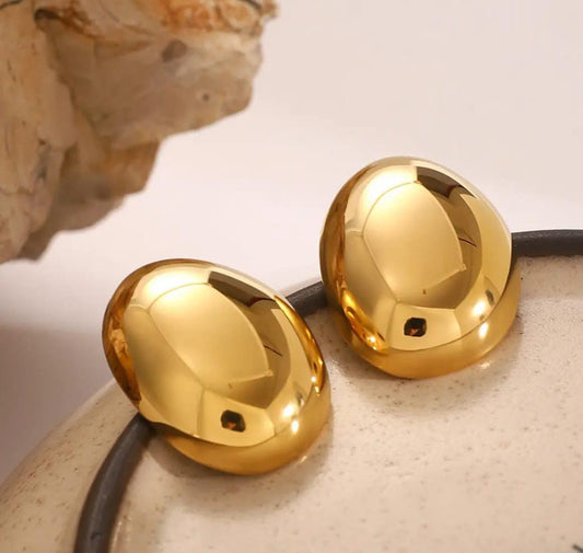 Dome Golden Earings