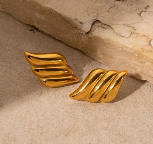Chunky Gold Anti Tranish Earings