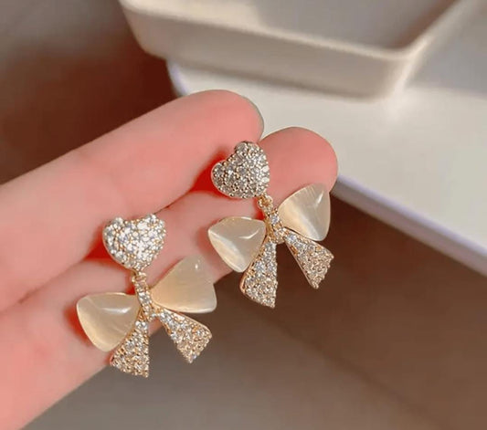 Bow Charm Earings