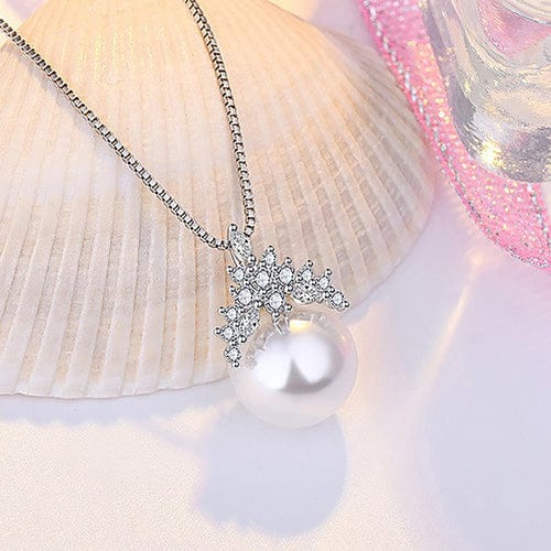 Single Pearl Korean Necklace
