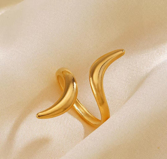 Timeless Elegant Anti Tarnish Adjustable Ring
