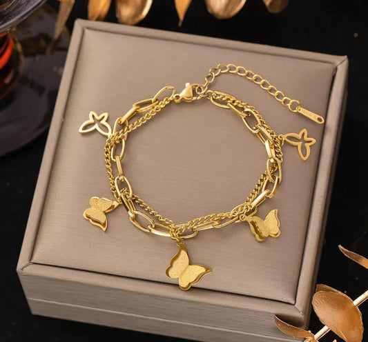 All Butterfly Anti Tarnish Bracelet