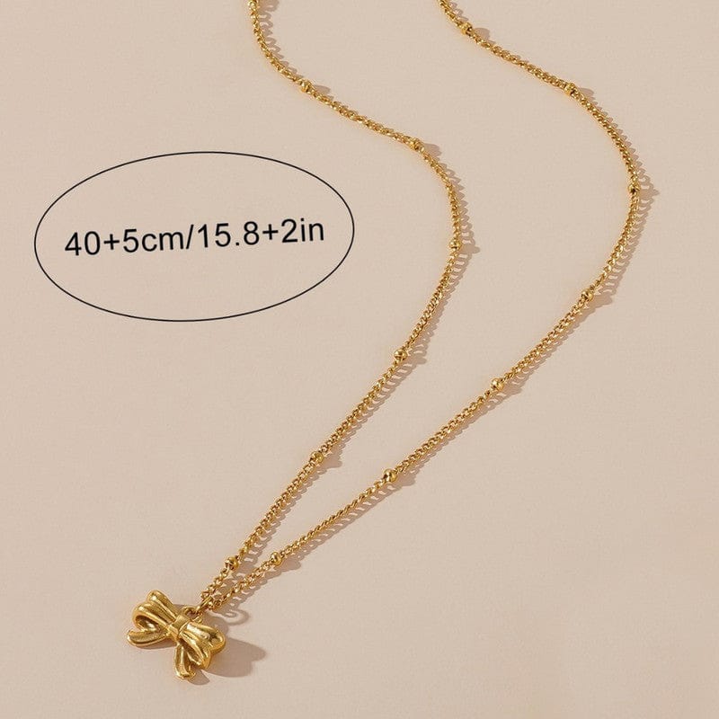 Bow Beats Anti Tarnish Necklace