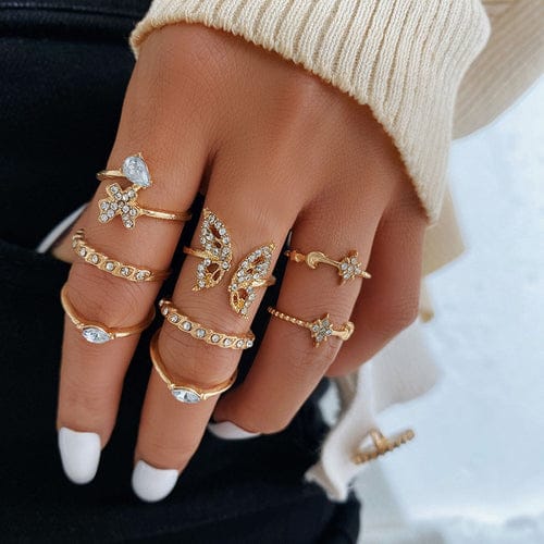 Bling BFF Rings Combo Set