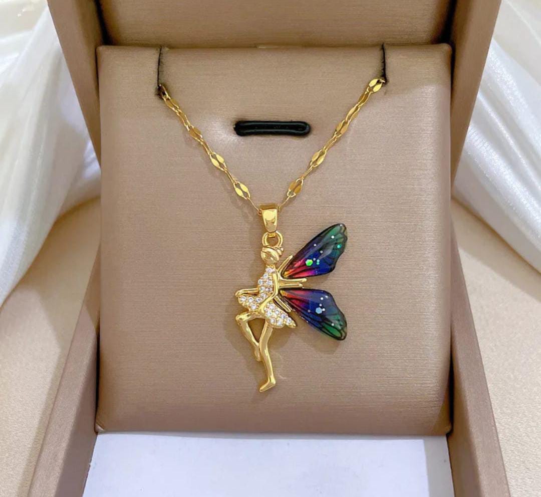 Elegant Girlywings Anti Tarnish Necklace