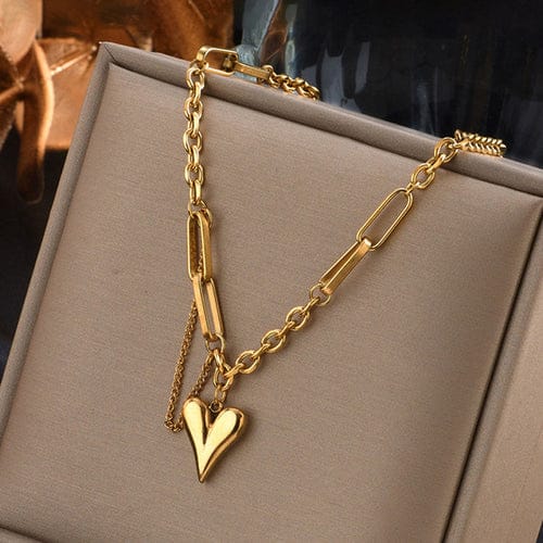 Heavy Heart Anti Tarnish Necklace