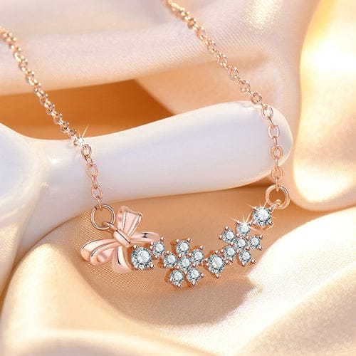 Bling Bow Korean Necklace