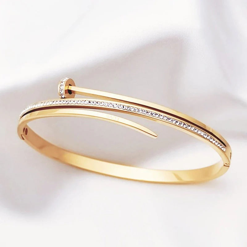 Nail Charm AD Studded Bracelet
