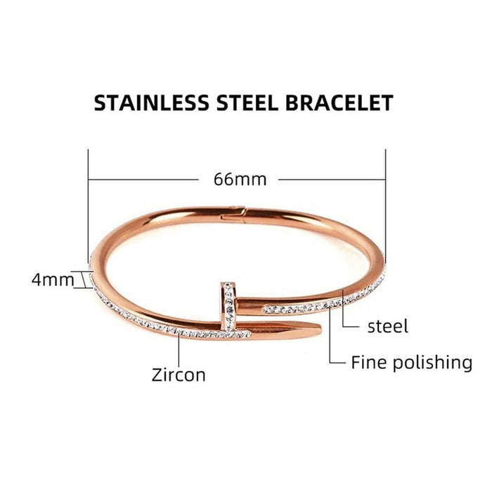 Simply AD Studded Nail Bracelet