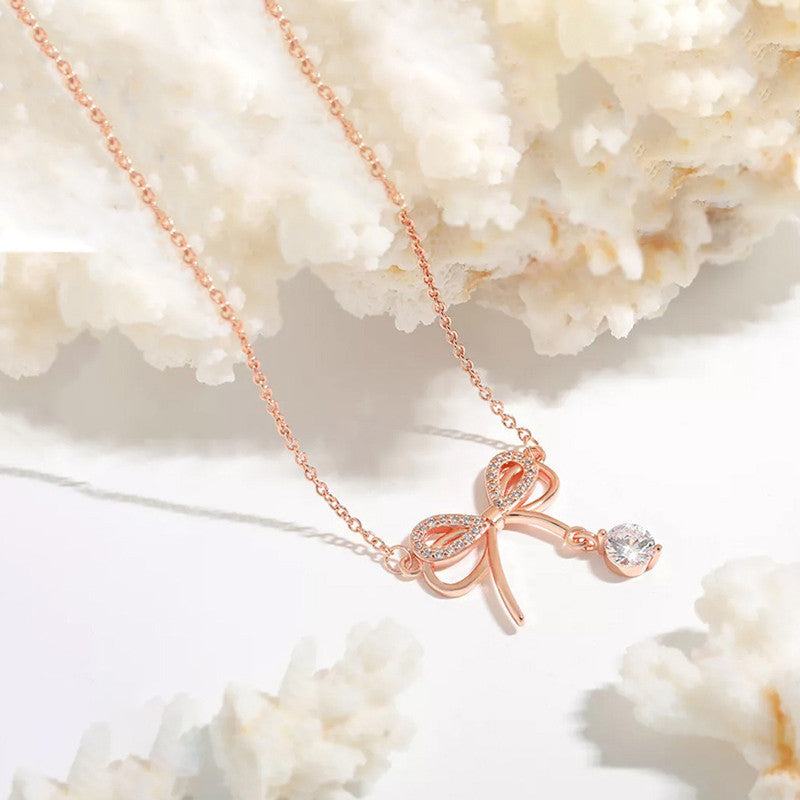 Infinity Love AD Studded Necklace