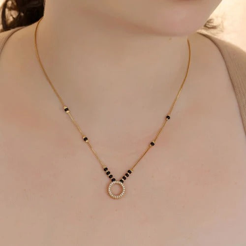 Round Shaped Mangalsutra Necklace