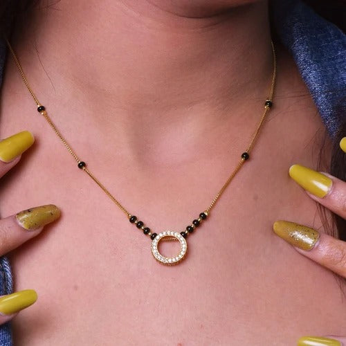 Round Shaped Mangalsutra Necklace