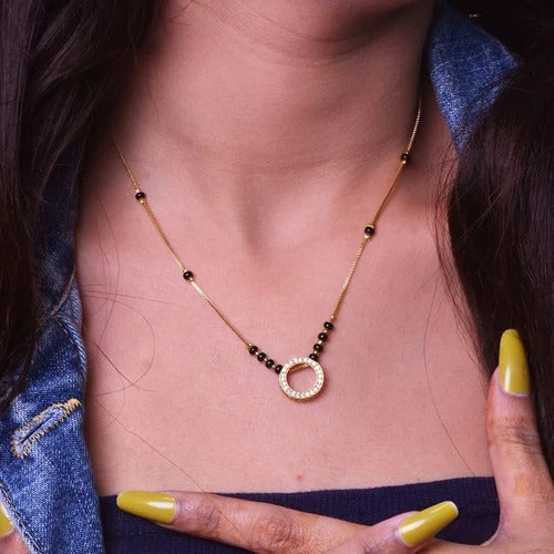 Round Shaped Mangalsutra Necklace