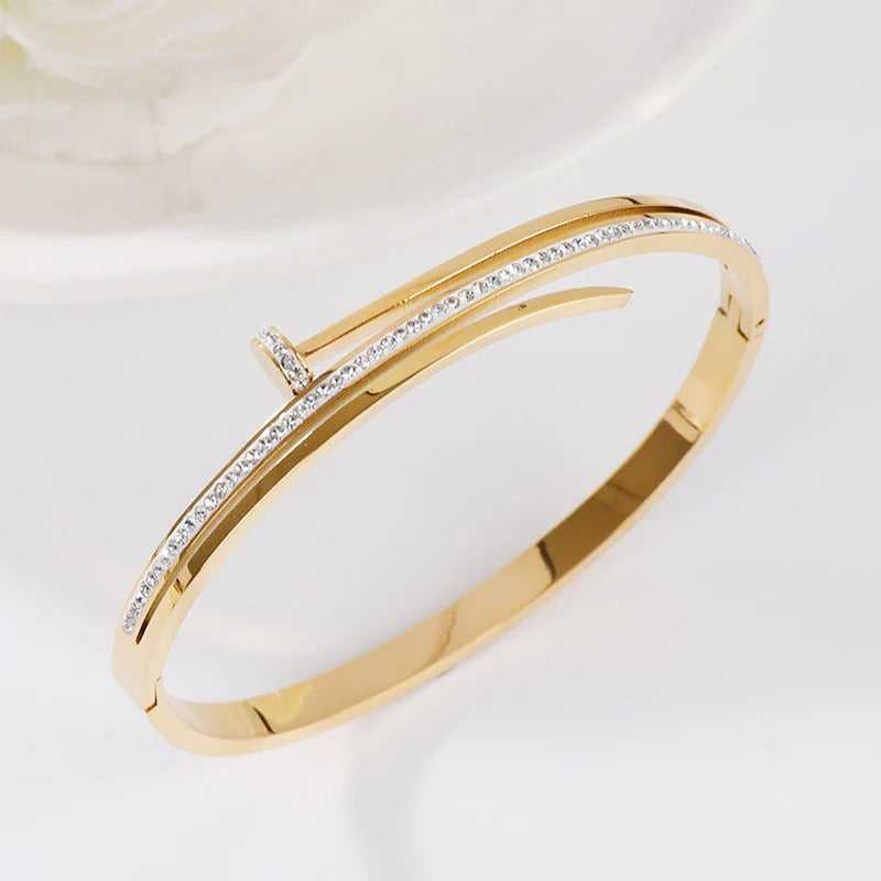 Nail Charm AD Studded Bracelet