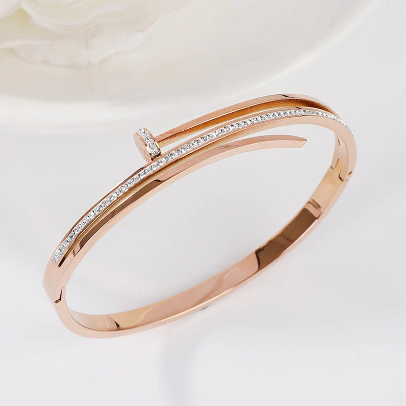 Nail Charm AD Studded Bracelet