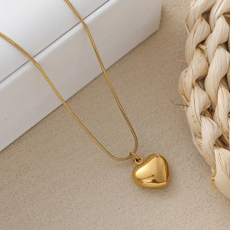 Love Yaa  Heart Anti Tarnish Necklace