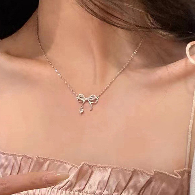 Infinity Love AD Studded Necklace
